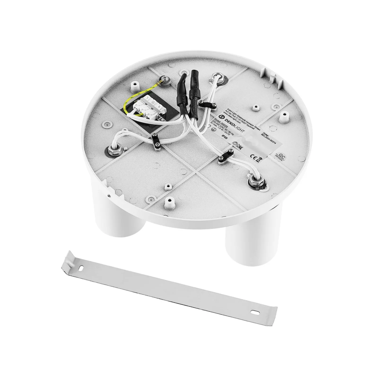 Deckenspot CAN TILT, weiß, Ø 23 cm, 3-flammig, Metall, GU10