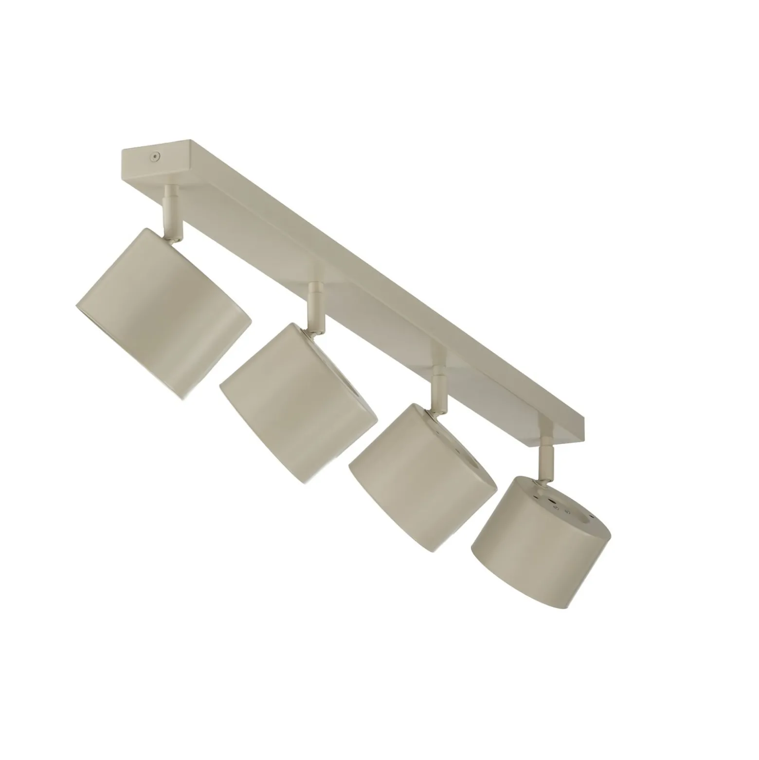 Deckenspot Chloe, creme, vierflammig, verstellbar