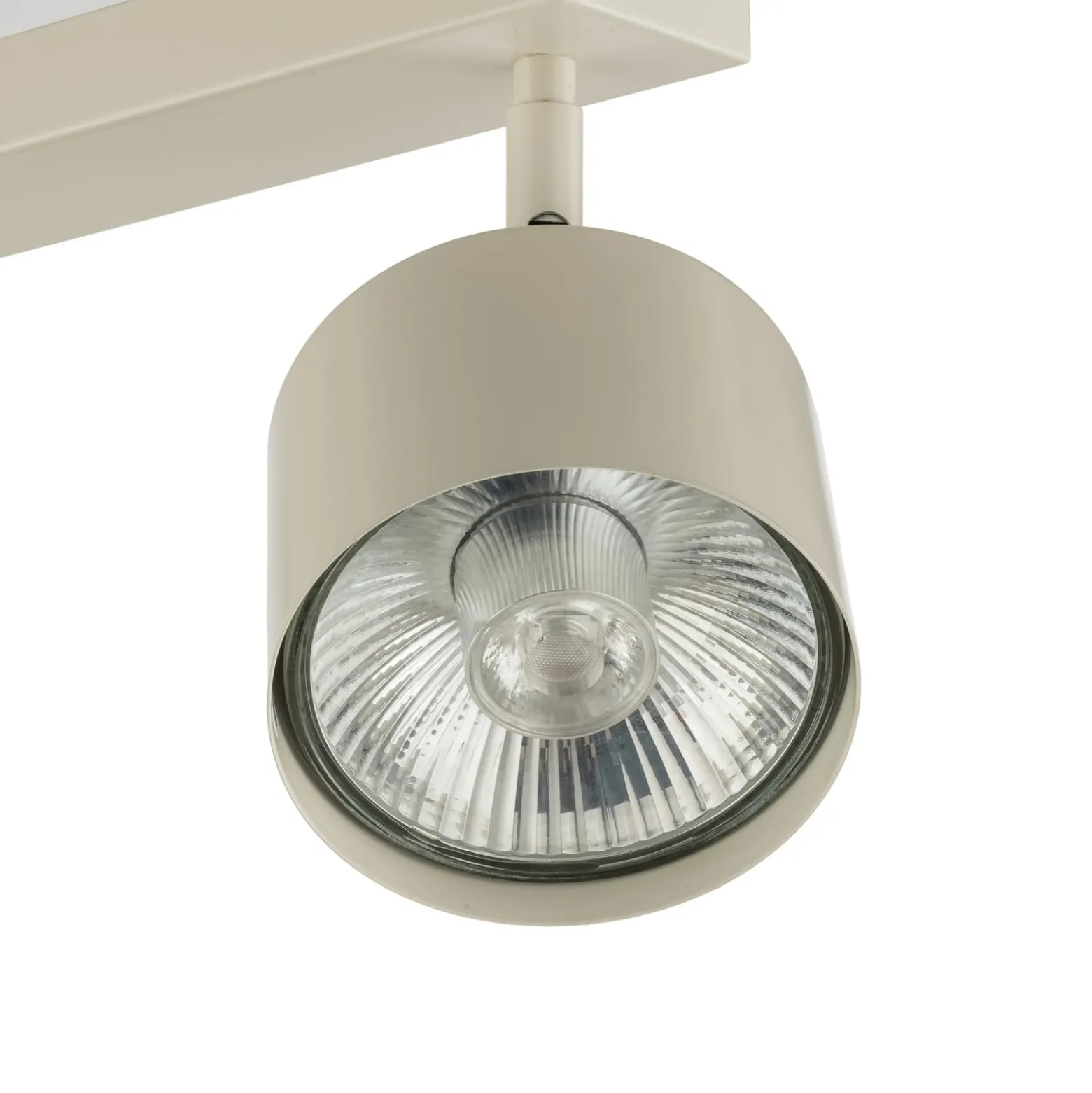 Deckenspot Chloe, creme, vierflammig, verstellbar