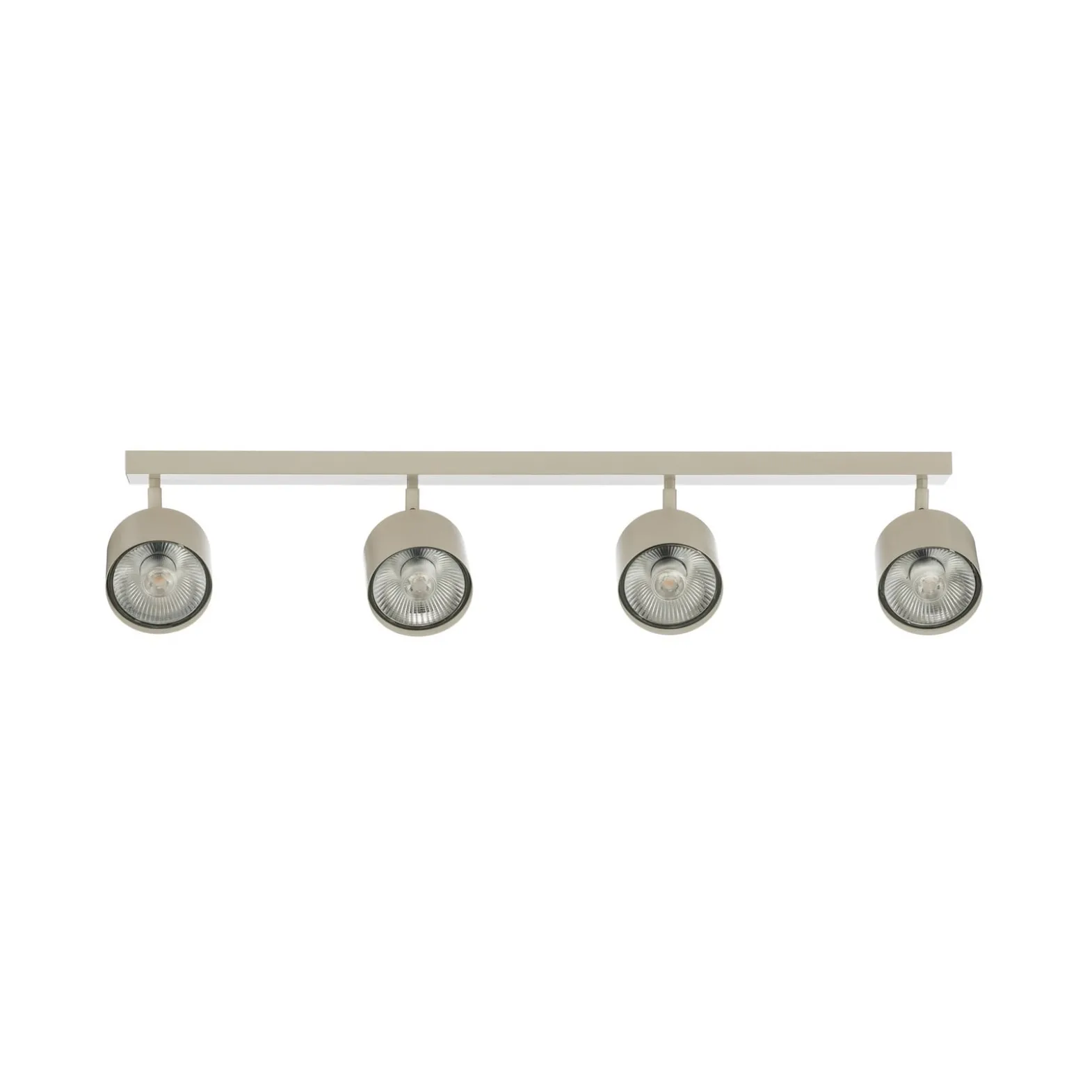 Deckenspot Chloe, creme, vierflammig, verstellbar