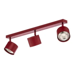 Deckenspot Chloe verstellbar dreiflammig, rot