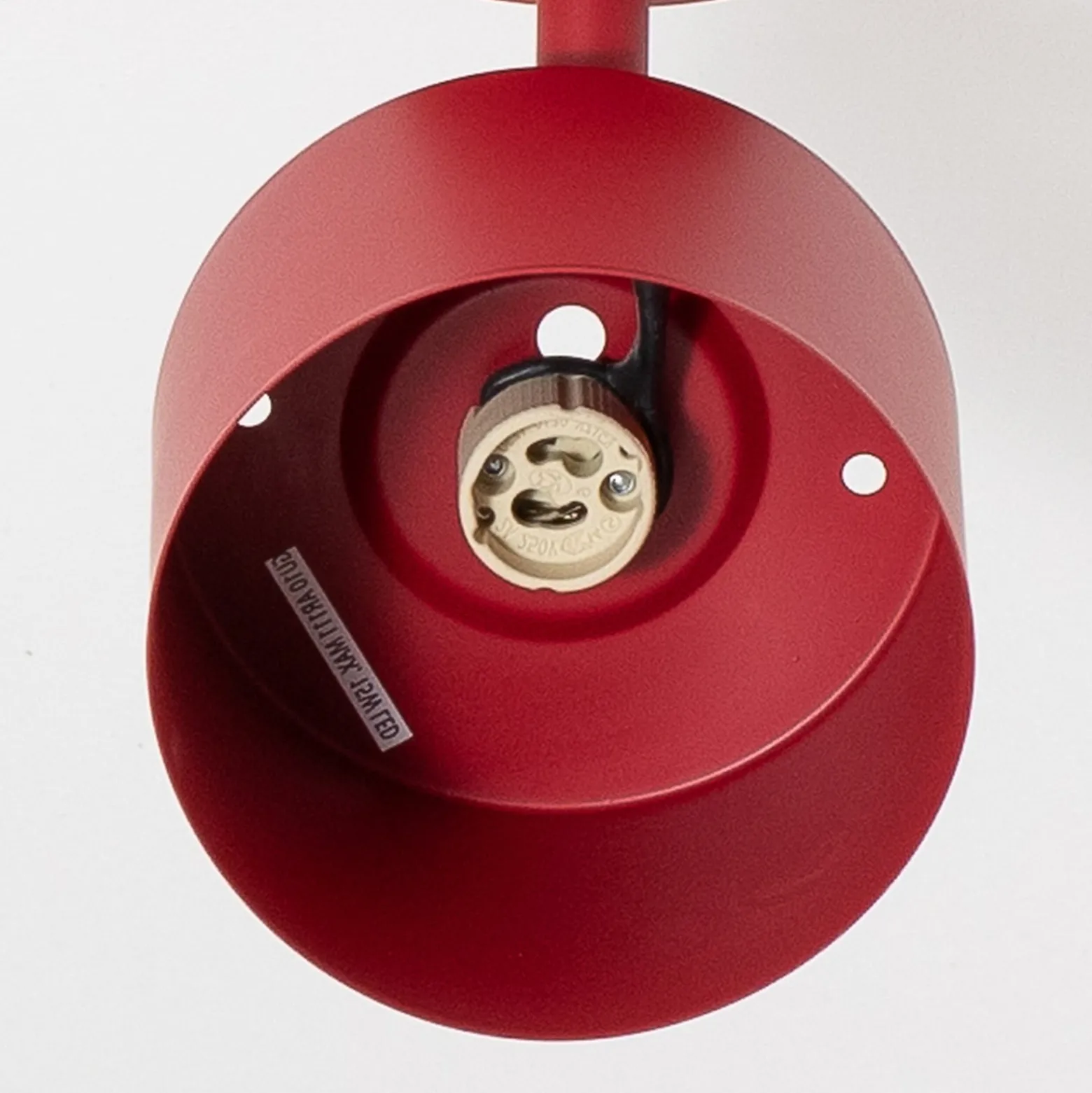 Deckenspot Chloe verstellbar einflammig, rot