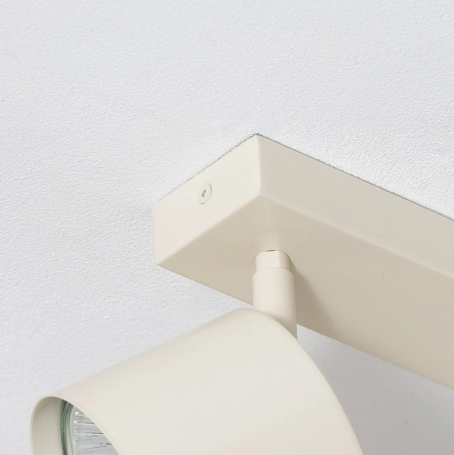 Deckenspot Chloe verstellbar zweiflammig, beige