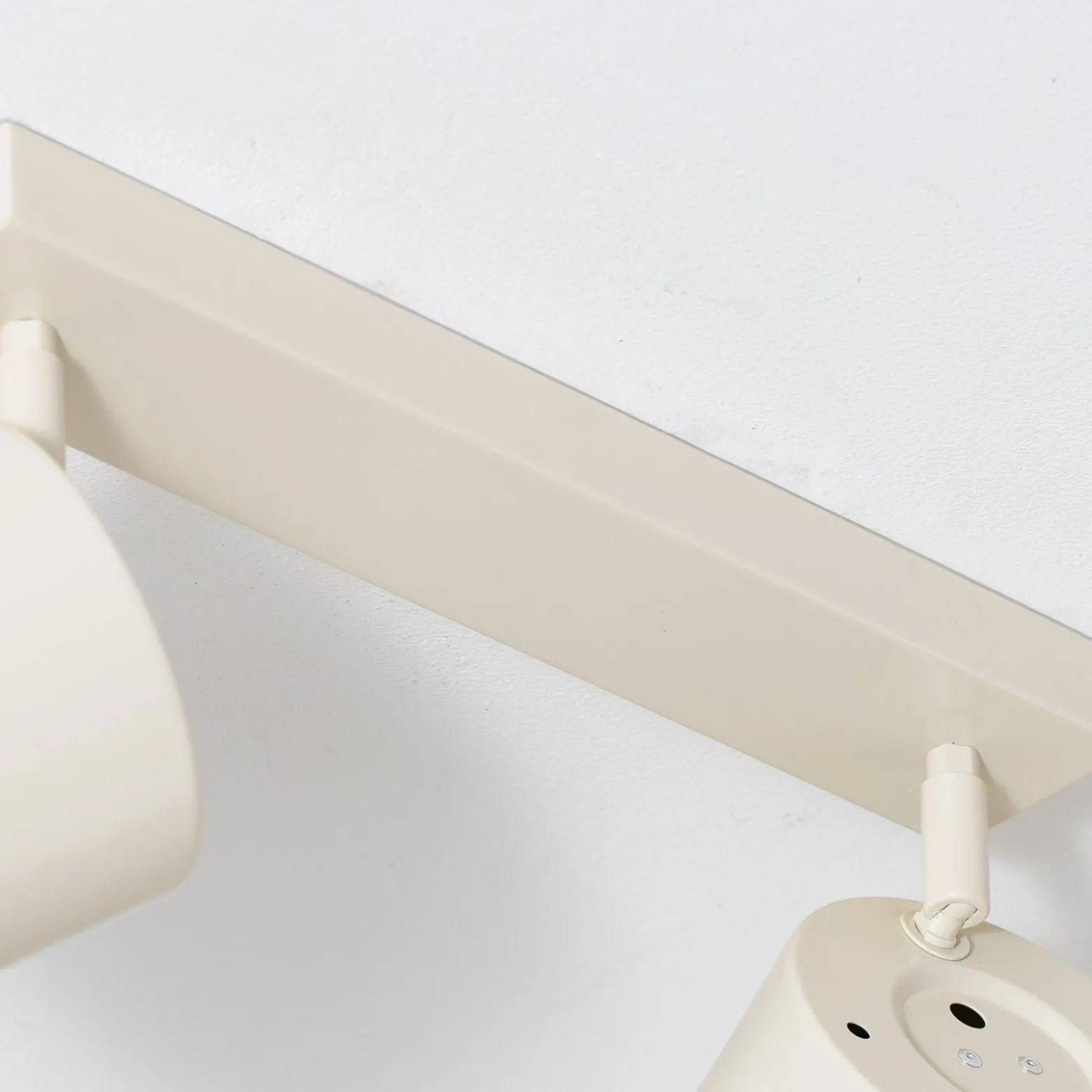 Deckenspot Chloe verstellbar zweiflammig, beige