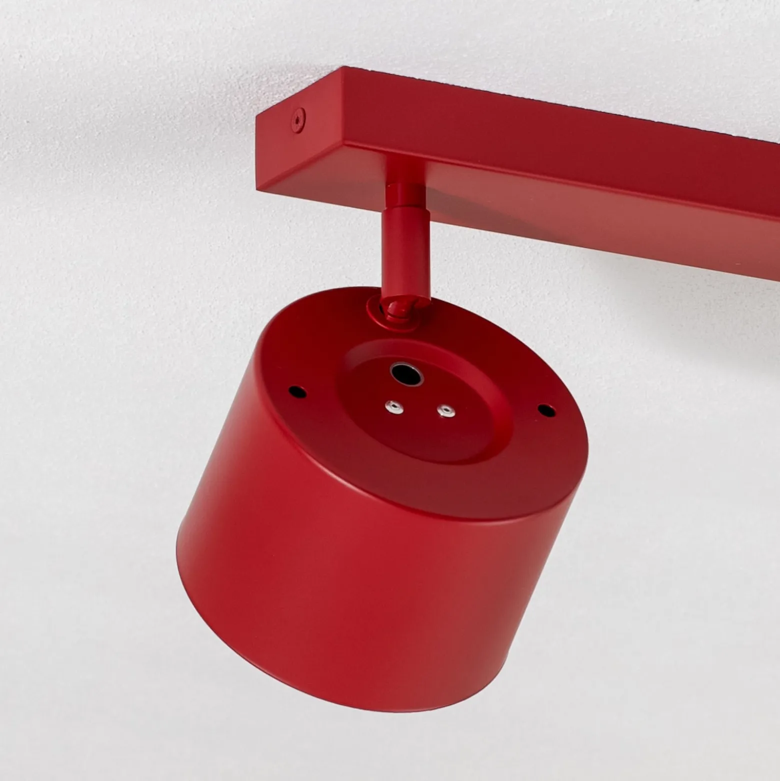 Deckenspot Chloe verstellbar zweiflammig, rot