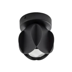 Deckenspot GAMBIT, schwarz, Ø 10 cm, Metall, GU10-LED