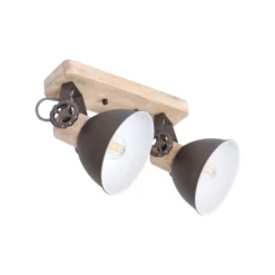 Deckenspot Gearwood, 2-flammig, anthrazit