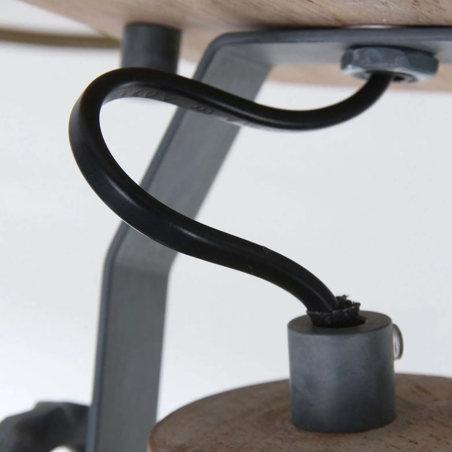 Deckenspot Gearwood, 1-flammig, grau