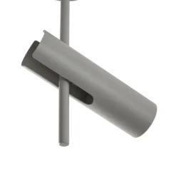 Deckenspot Leda 1, taupe, 1-flammig, Stahl, GU10, Höhe 34 cm