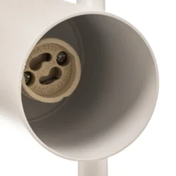 Deckenspot Leda 2, zweiflammig, weiß