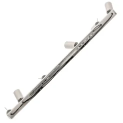 Deckenspot Round, weiß, sechsflammig linear
