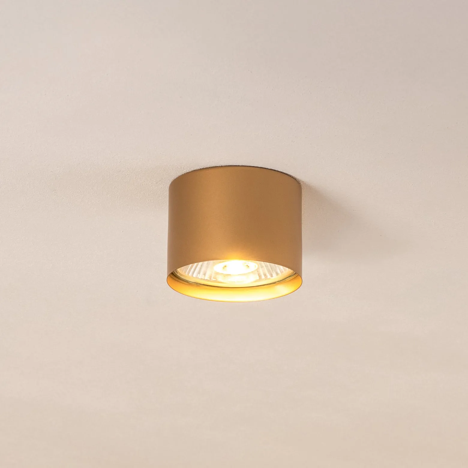 Deckenstrahler Chloe starr, gold