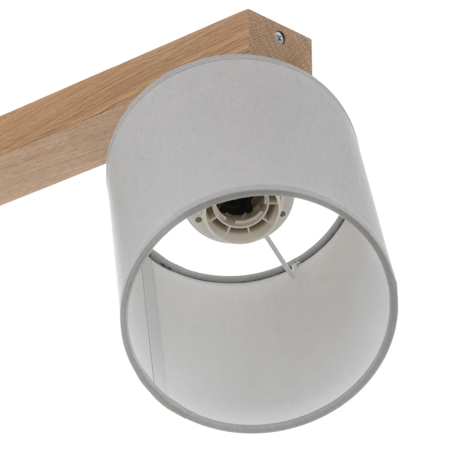 Deckenstrahler Corralee, grau, zweiflammig