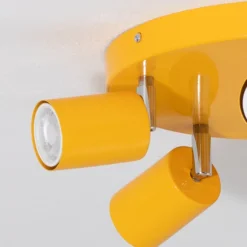 Deckenstrahler Fun, gelb, Ø 30 cm, verstellbar, GU10