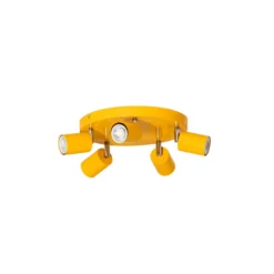 Deckenstrahler Fun, gelb, Ø 30 cm, verstellbar, GU10