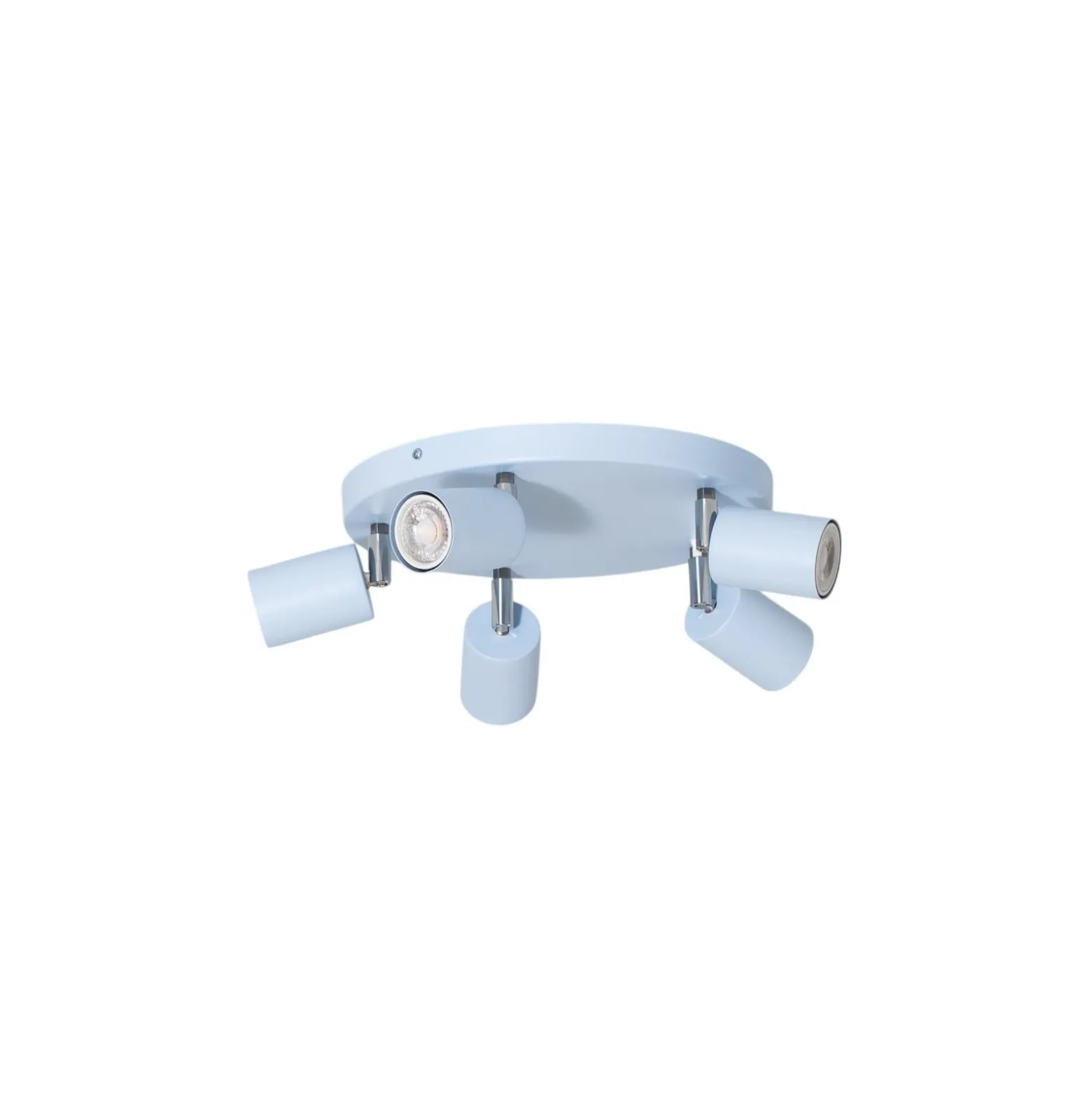 Deckenstrahler Fun, hellblau, Ø 30 cm, verstellbar, GU10