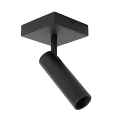 Deckenstrahler Grado, Länge 10 cm, schwarz, Metall