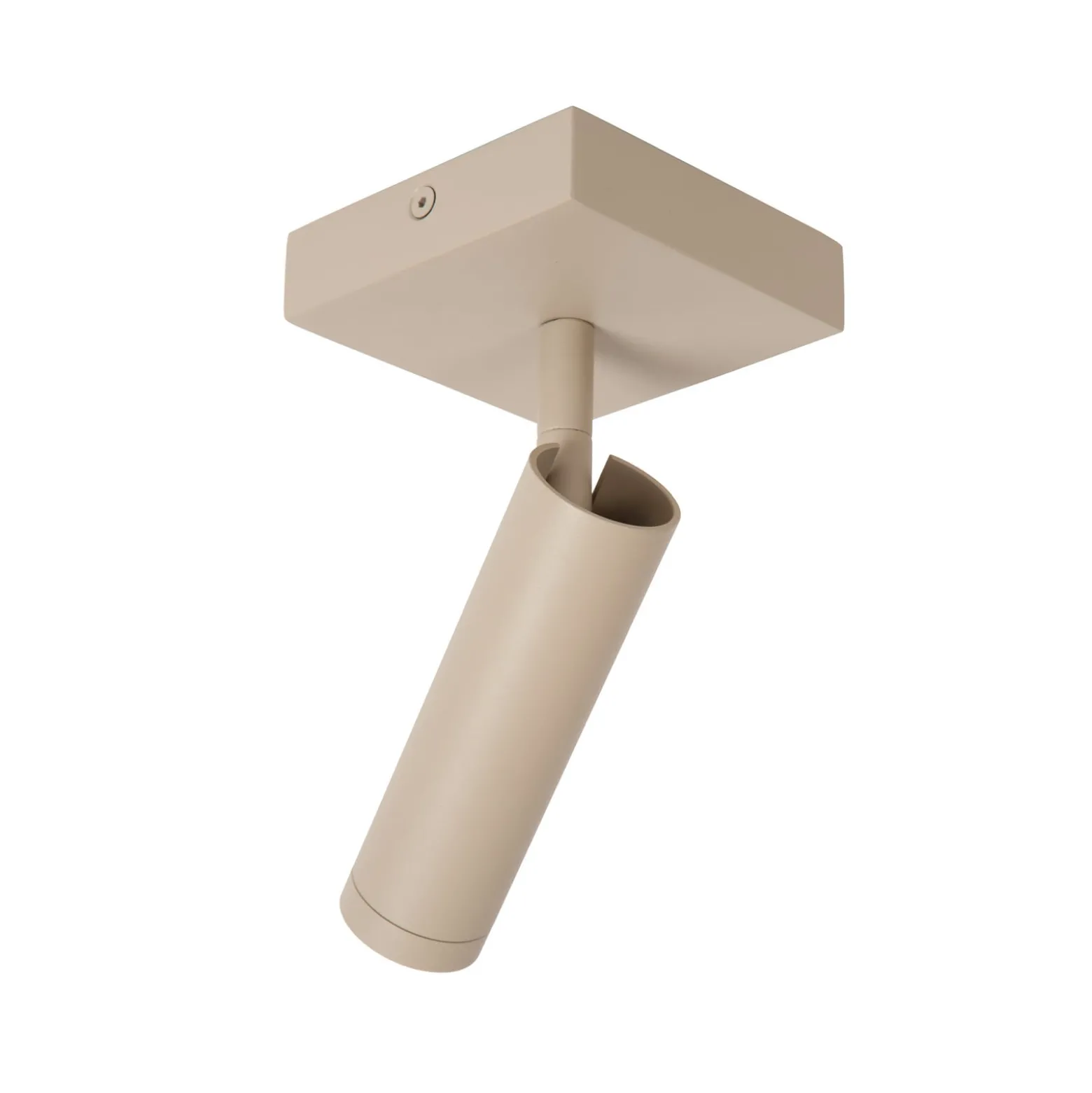 Deckenstrahler Grado, Länge 10 cm, taupe, Metall