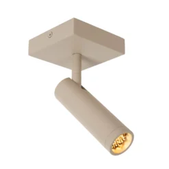Deckenstrahler Grado, Länge 10 cm, taupe, Metall