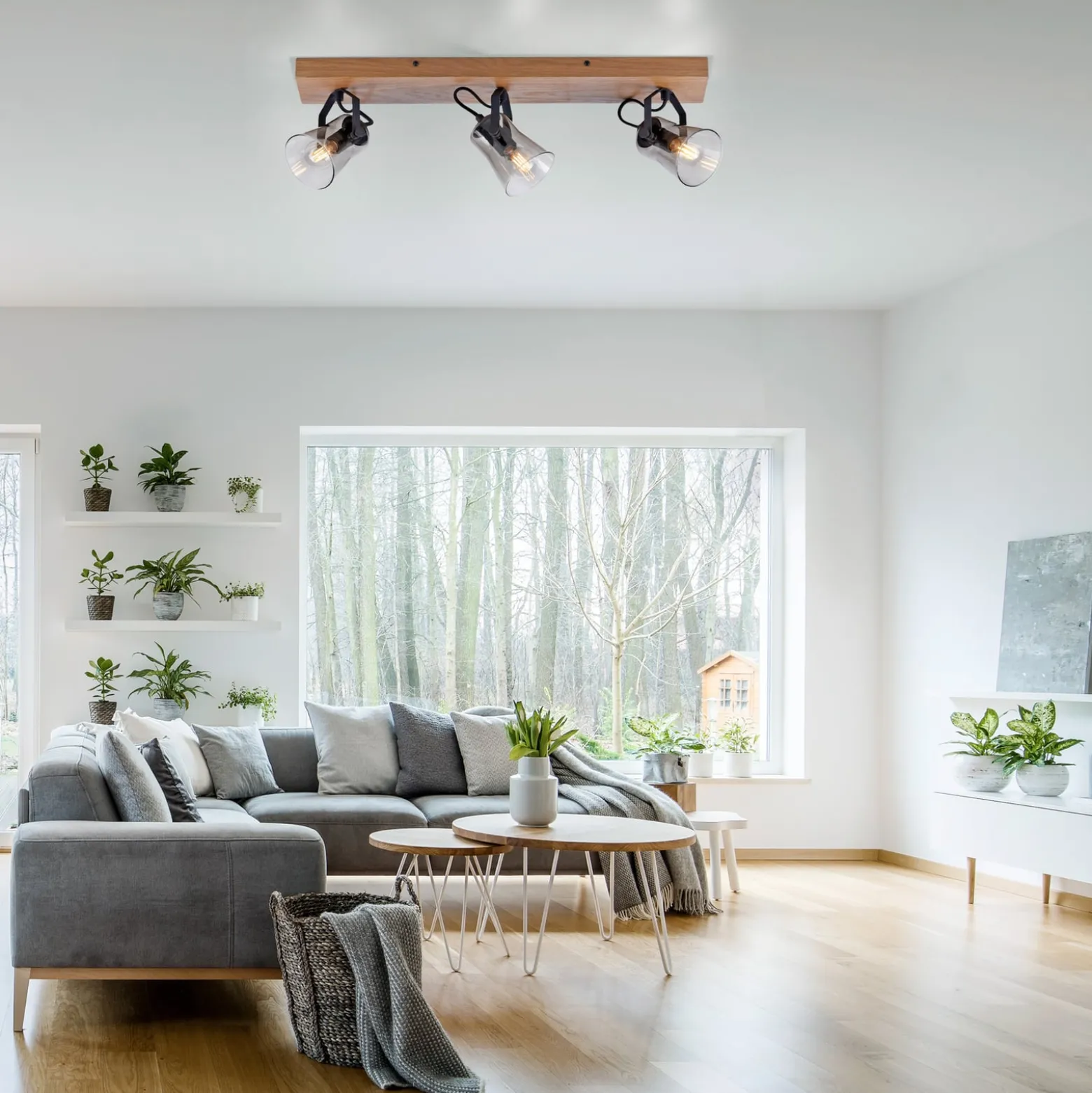 Deckenstrahler Green Langström, dreiflammig