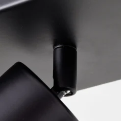 Deckenstrahler Jello, Länge 32 cm, schwarz, 2-flg., Metall