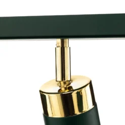 Deckenstrahler Joker, grün/gold, dreiflammig