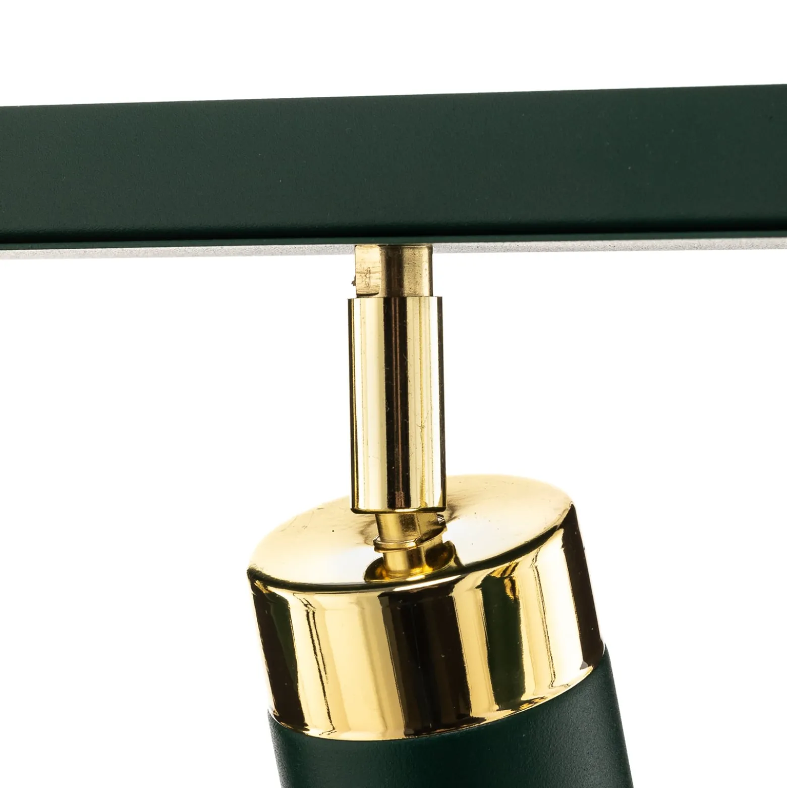 Deckenstrahler Joker, grün/gold, dreiflammig