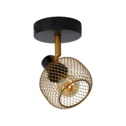 Deckenstrahler Maren, einflammig, gold matt