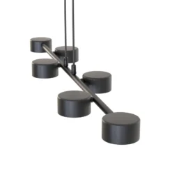 Deckenstrahler, Megara, Länge 80 cm, Metall, 6-flg.