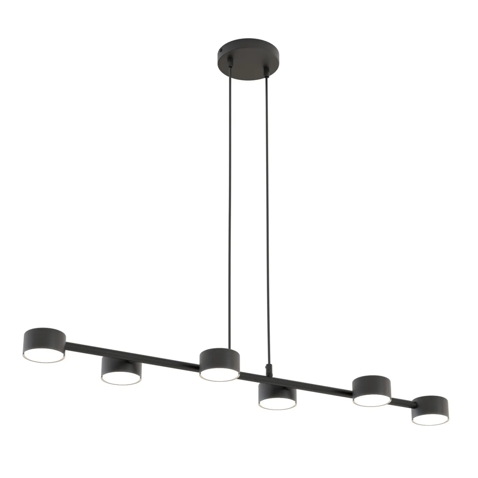 Deckenstrahler, Megara, Länge 80 cm, Metall, 6-flg.