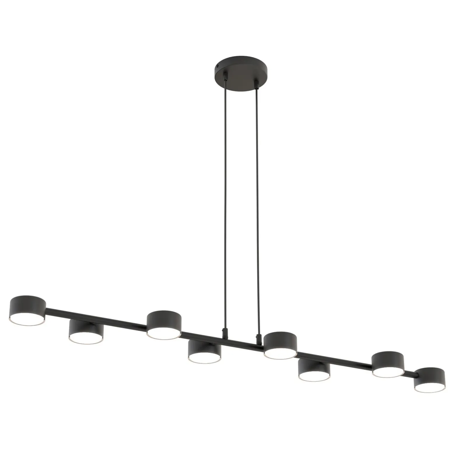 Deckenstrahler Megara, Länge 100 cm, Metall, 8-flg.