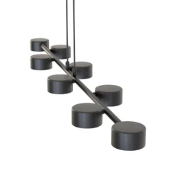 Deckenstrahler Megara, Länge 100 cm, Metall, 8-flg.