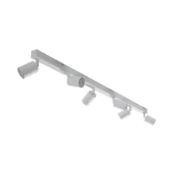 Deckenstrahler NEX, weiß, 127 cm, 6-flg., Metall, GU10
