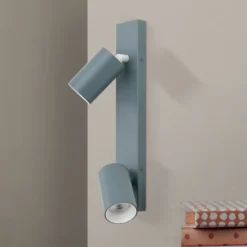 Deckenstrahler Penn, lichtgrün, Länge 35 cm, Stahl/Alu