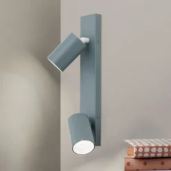 Deckenstrahler Penn, lichtgrün, Länge 35 cm, Stahl/Alu