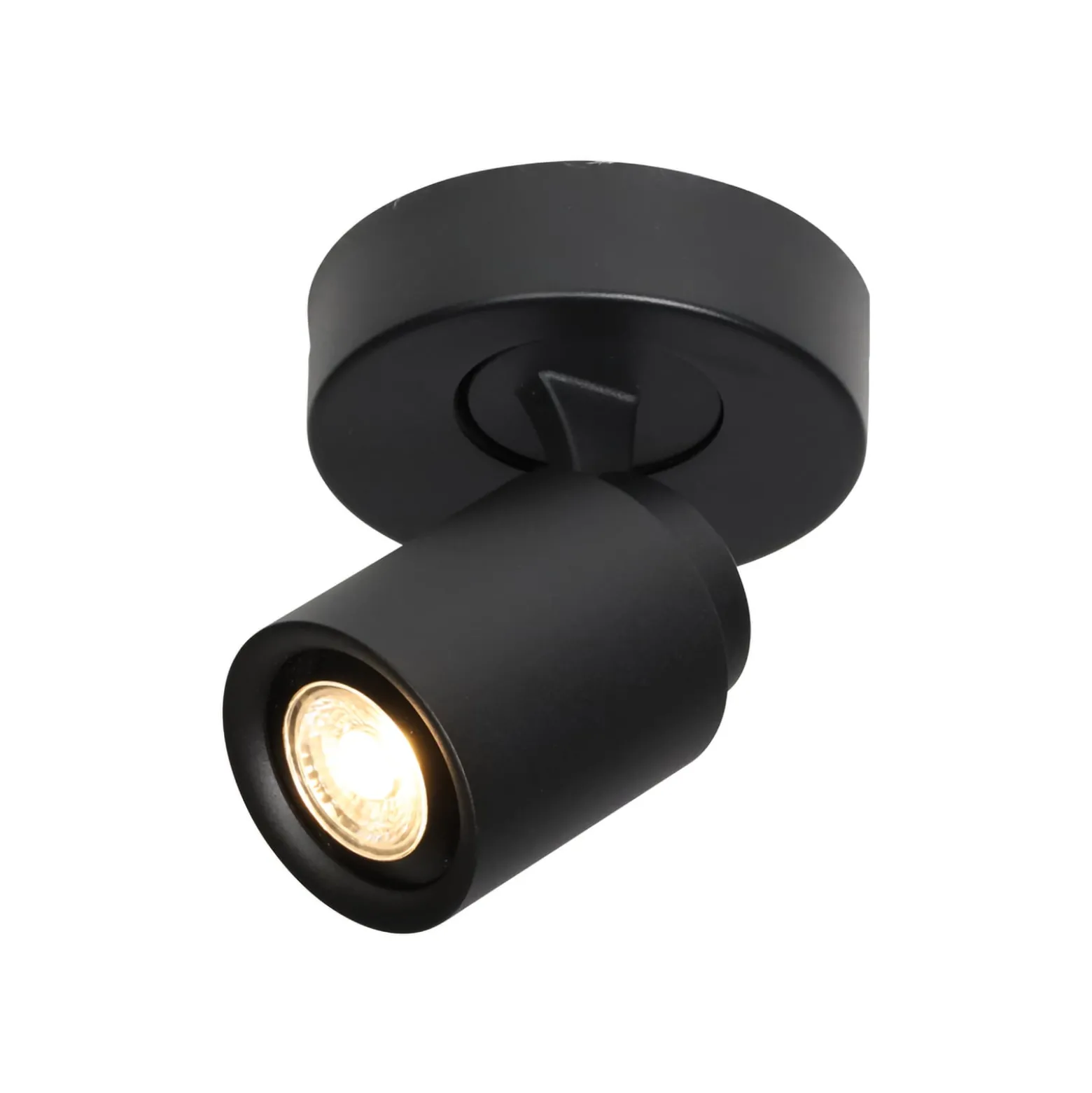 Deckenstrahler Razza, schwarz, Ø 13 cm, Metall