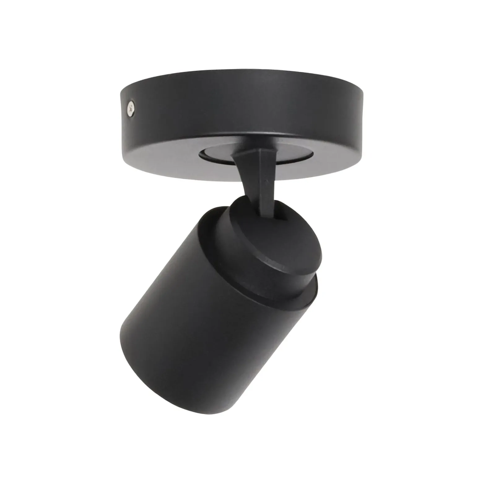 Deckenstrahler Razza, schwarz, Ø 13 cm, Metall