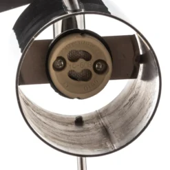 Deckenstrahler Round, chrom, vierflammig linear