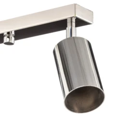 Deckenstrahler Round, chrom, vierflammig linear