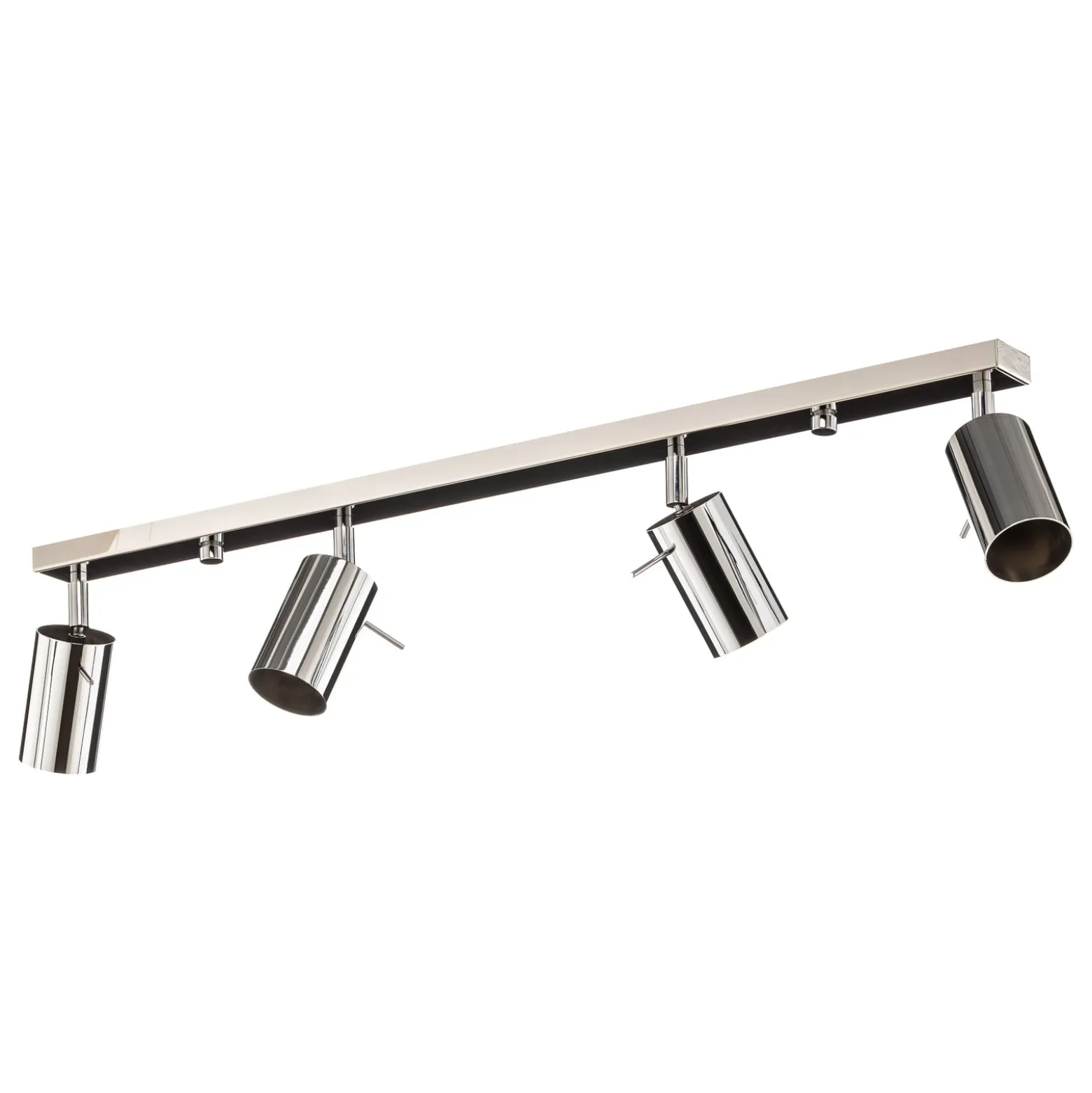 Deckenstrahler Round, chrom, vierflammig linear