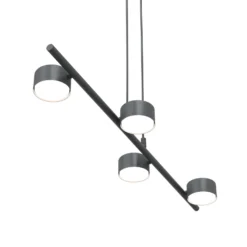 Deckenstrahler Sora, Länge 80 cm, Metall, 4-flg.