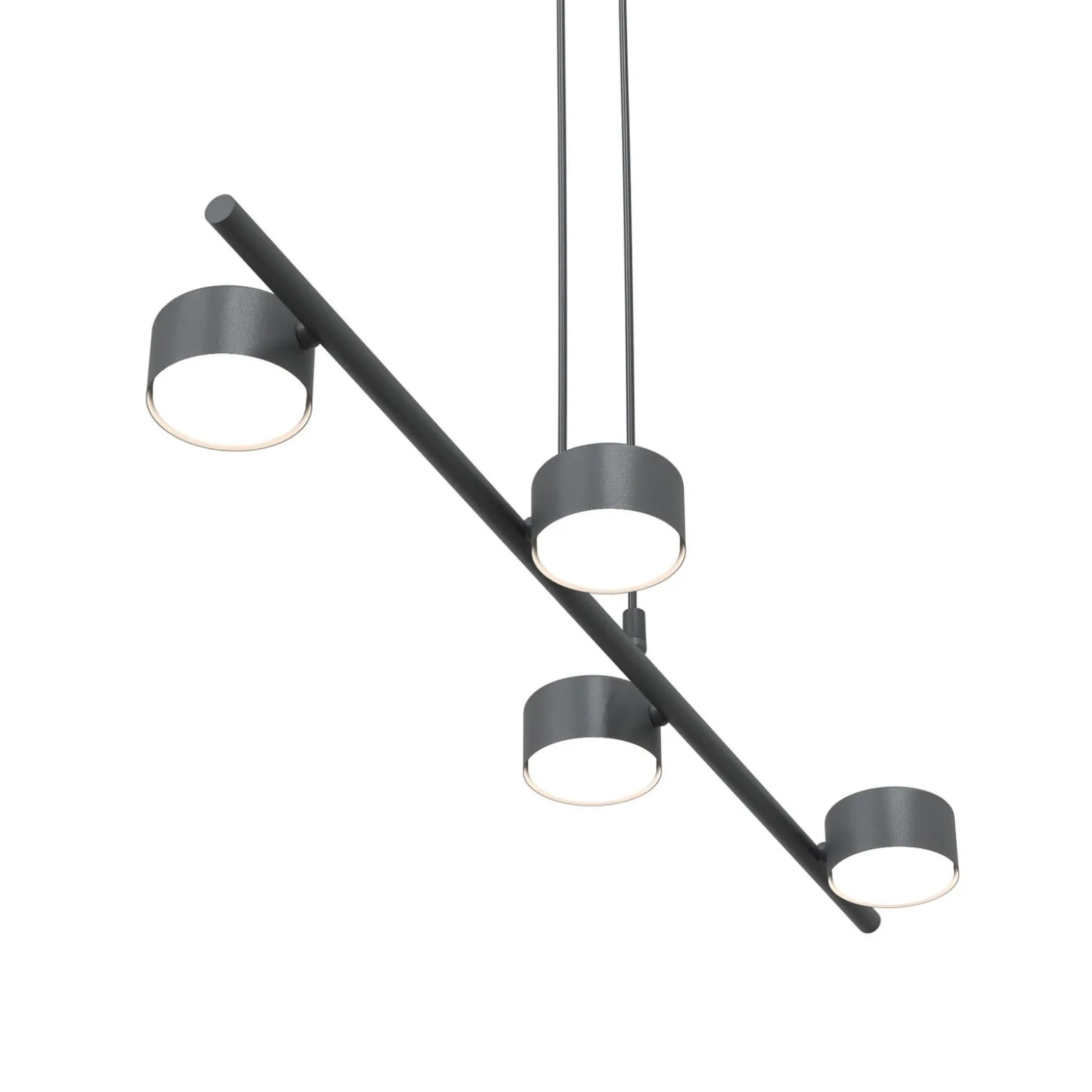 Deckenstrahler Sora, Länge 80 cm, Metall, 4-flg.