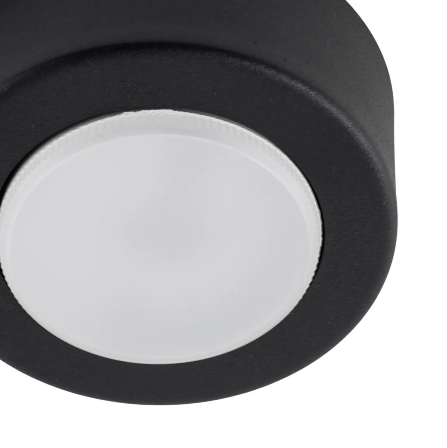 Deckenstrahler SPOT 53, schwarz, Ø 11,5 cm, Metall, GX53