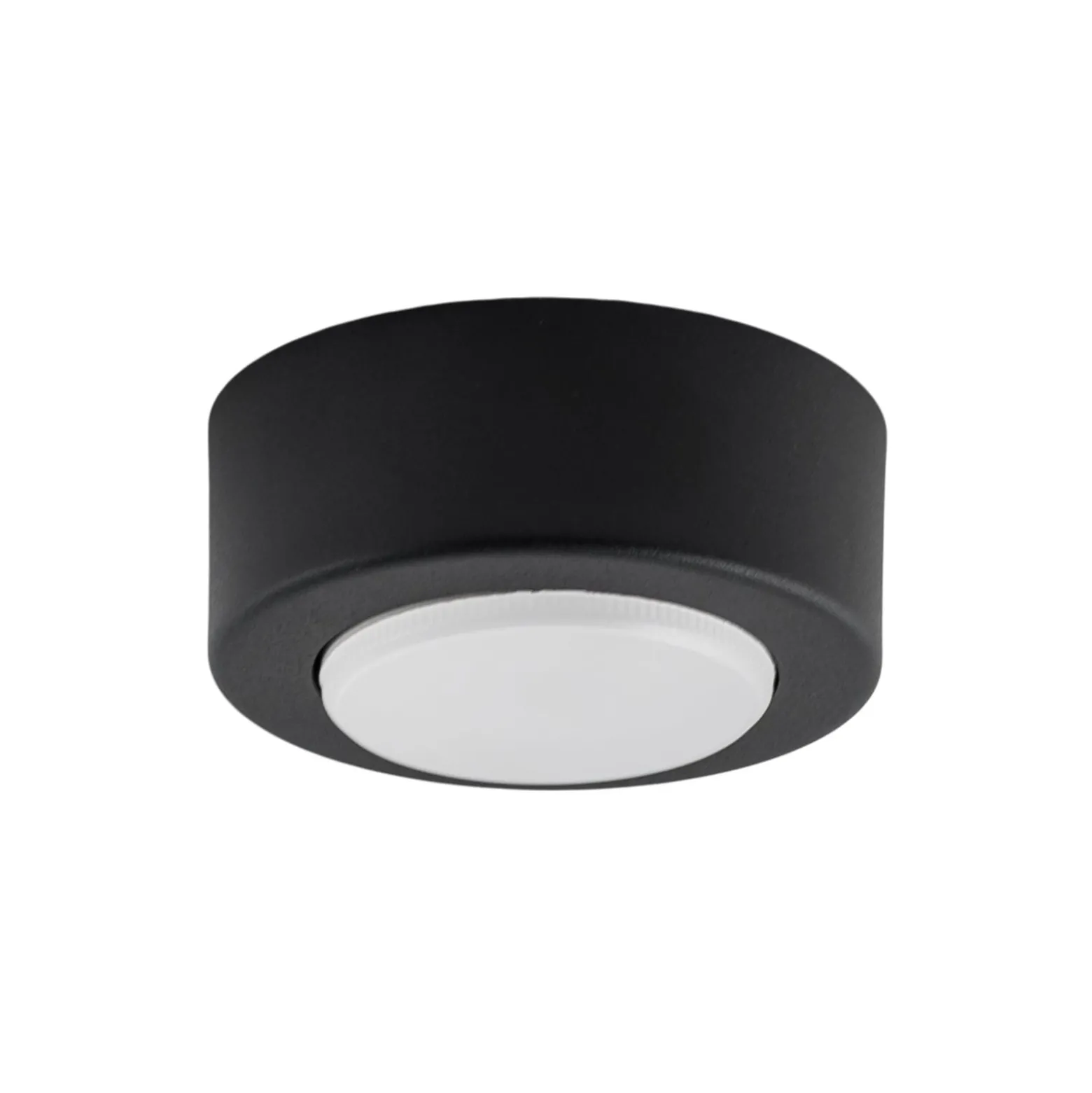 Deckenstrahler SPOT 53, schwarz, Ø 11,5 cm, Metall, GX53