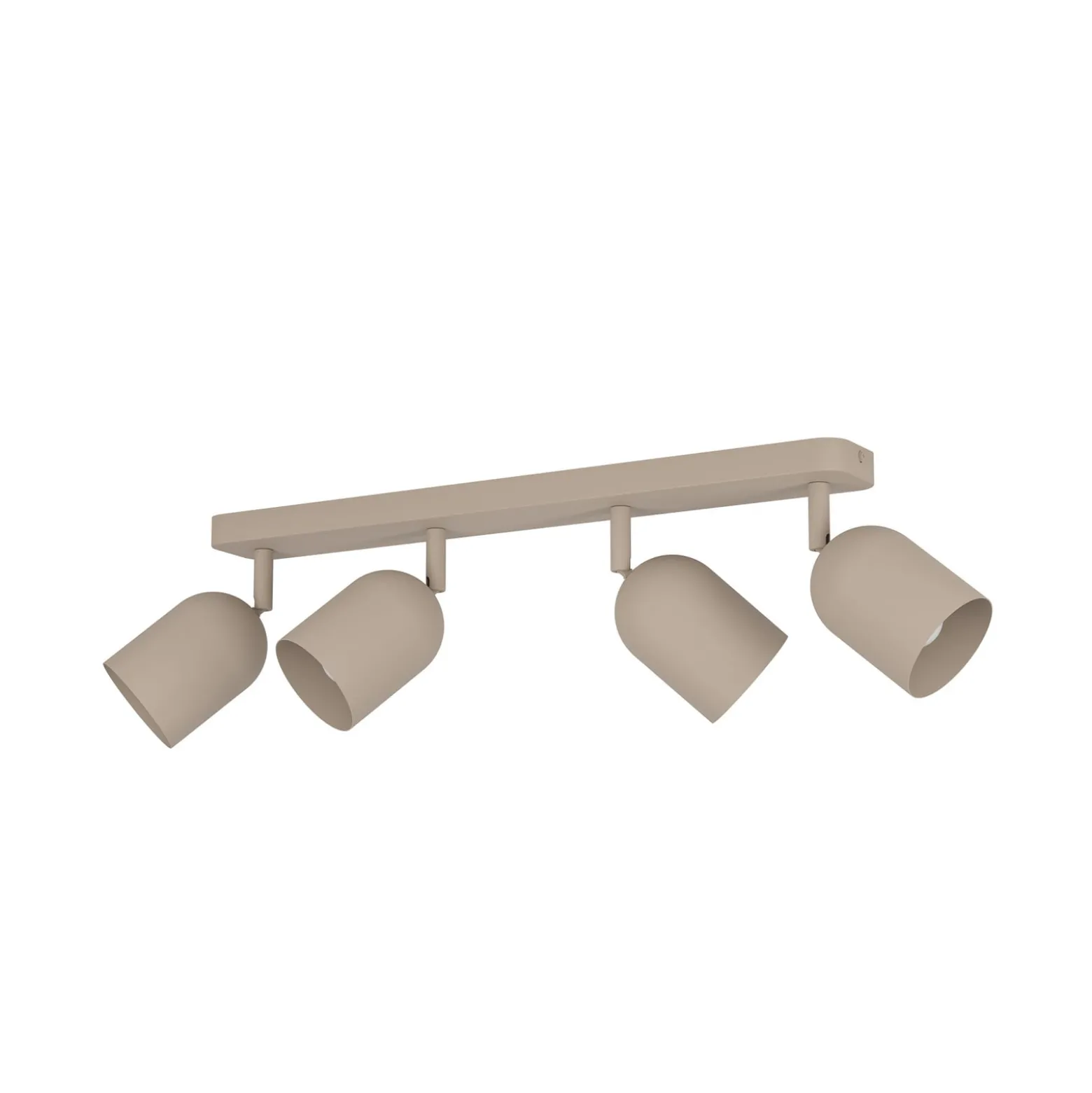 Deckenstrahler Tilston, beige, Länge 58 cm, 4-flammig, Stahl