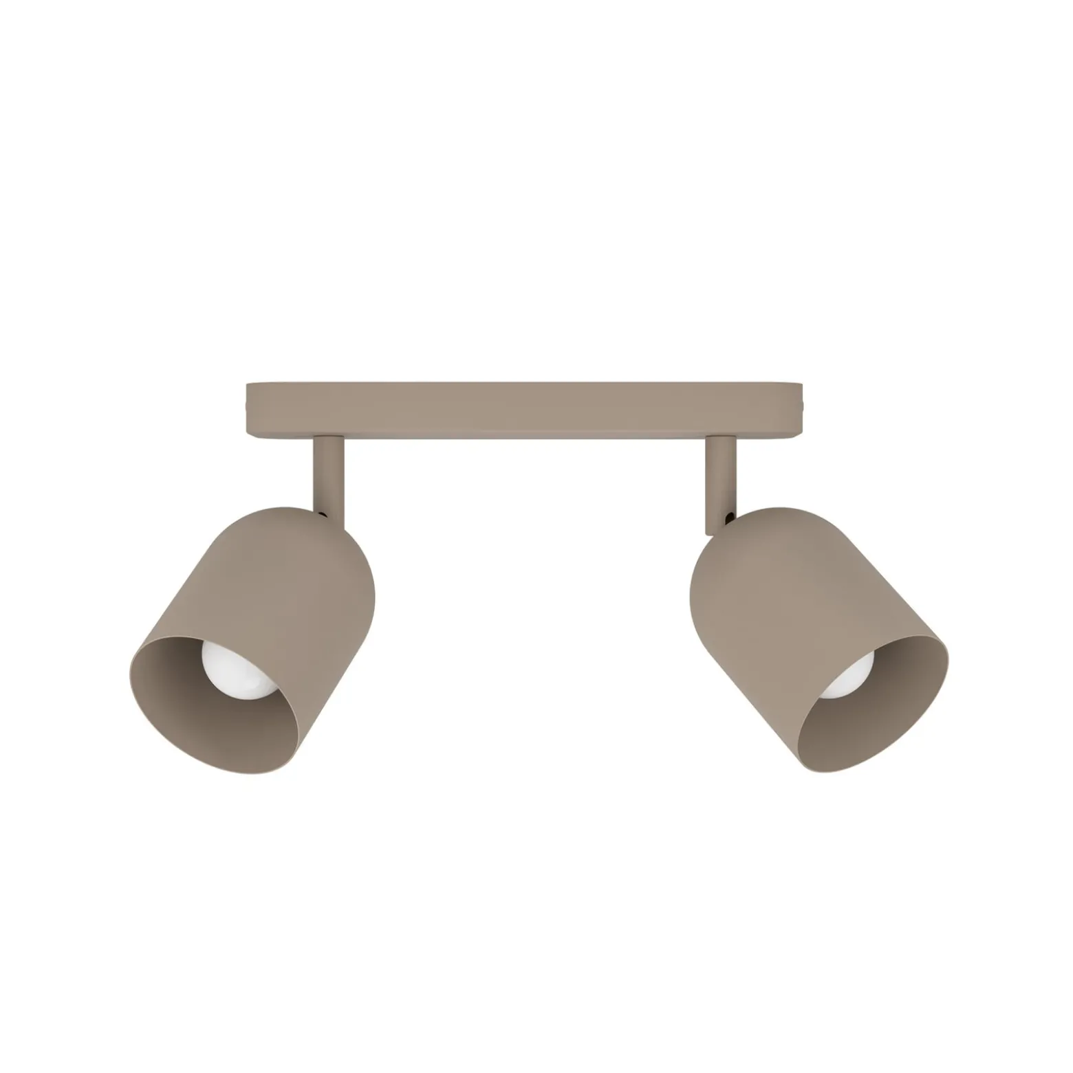 Deckenstrahler Tilston, beige, Länge 28 cm, 2-flg., Stahl