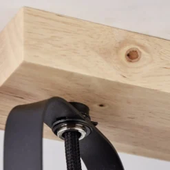 Deckenstrahler Tronte, Länge 37,5 cm, schwarz/gold, 2-flg.