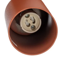 Deckenstrahler Zoom, 3-flammig, rot, Stahl, GU10