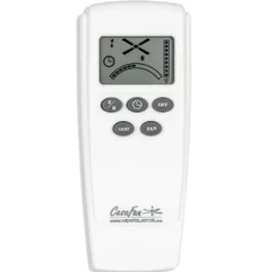 Deckenventilator AEROPLAN ECO, chrom/kiefer, Ø 132 cm, leise