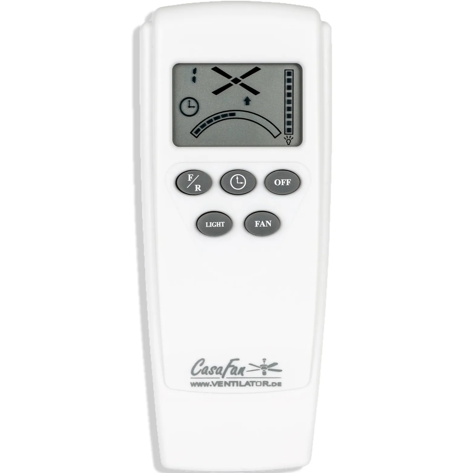 Deckenventilator AEROPLAN ECO, chrom/kiefer, Ø 132 cm, leise